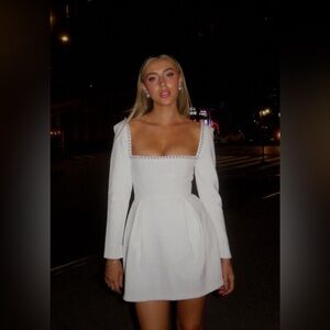 The Ultimate Muse Pearl Dress | White